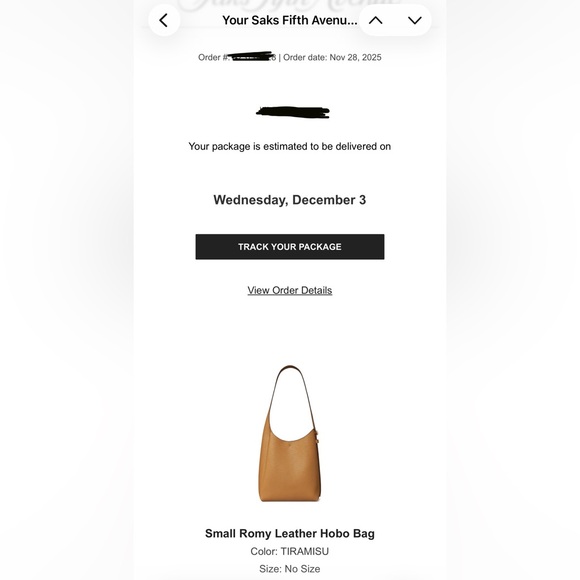 Tory Burch SMALL ROMY LEATHER HOBO BAG, TIRAMISU, Women Handbag NWT - Picture 16 of 16